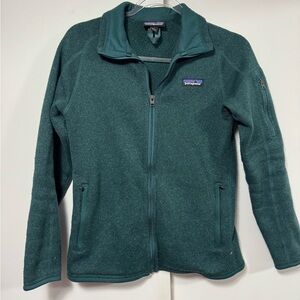 Patagonia Forest Green Fleece Jacket 90s outdoor